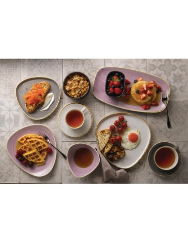 Bols triangulaires Churchill Stonecast Lavender Lotus 228mm - lot de 12