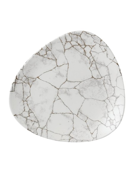 Assiettes Churchill Kintsugi Lotus 254 mm - lot de 12