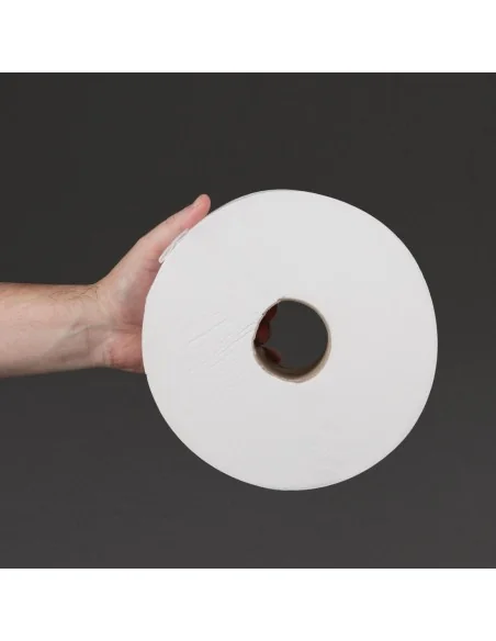 Rouleaux papier toilette Jantex Jumbo (lot de 6)