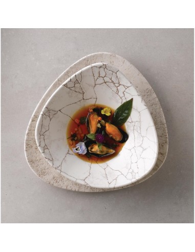Bols Churchill Kintsugi Lotus 177 mm - lot de 12