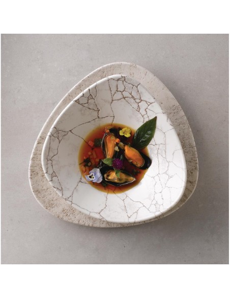 Bols Churchill Kintsugi Lotus 177 mm - lot de 12