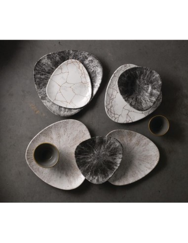 Assiettes Churchill Studio Prints Kintsugi 177 mm lot de 12