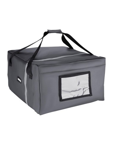 Sac à pizza isotherme Vogue gris 495x495x320 mm