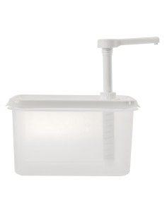Distributeur de sauce à pompe Araven GN 1/4 - 4,3 L 2
