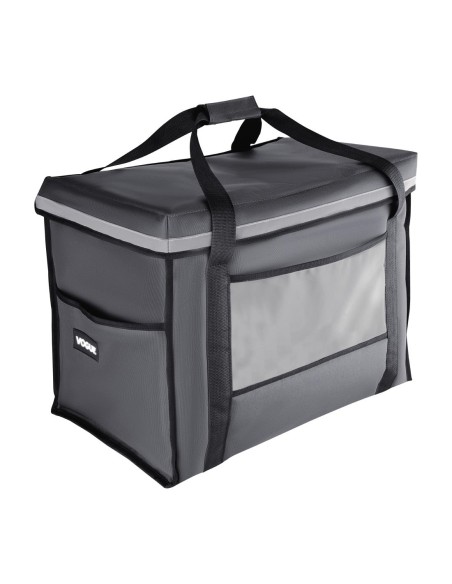 Sac de livraison isotherme Vogue gris pliable 540x360x430 mm