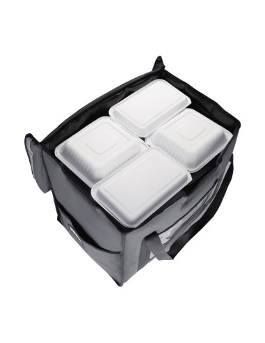 Sac de livraison isotherme Vogue gris pliable 540x360x430 mm
