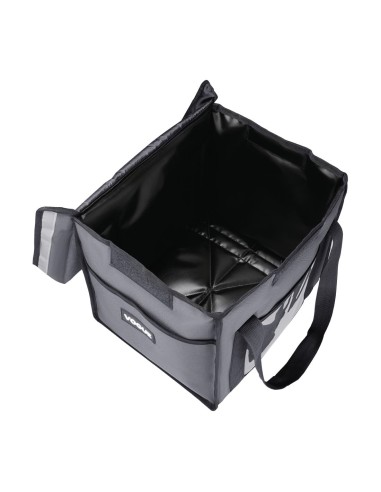 Sac de livraison isotherme pliant Vogue gris 305x380x380 mm