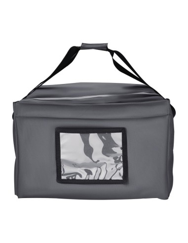 Sac à pizza isotherme Vogue gris 495x495x320 mm
