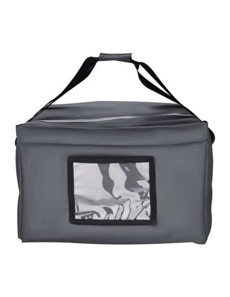 Sac à pizza isotherme Vogue gris 495x495x320 mm