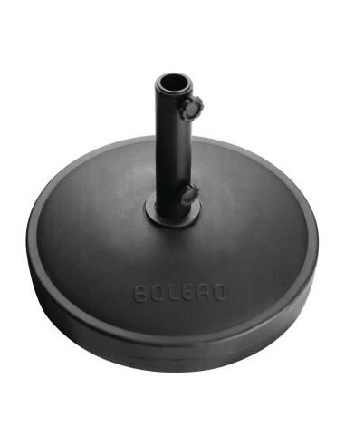 Pied de parasol en béton noir Bolero 48/38mm - robuste et durable