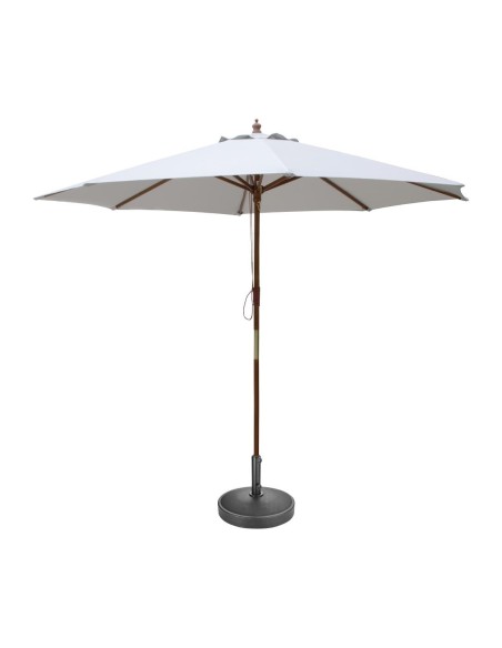 Pied de parasol en béton noir Bolero 48/38mm - robuste et durable