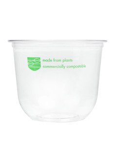 Pots Deli PLA compostables 340ml - Lot 1000 Vegware