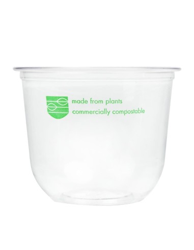 Pots Deli PLA compostables 340ml - Lot 1000 Vegware