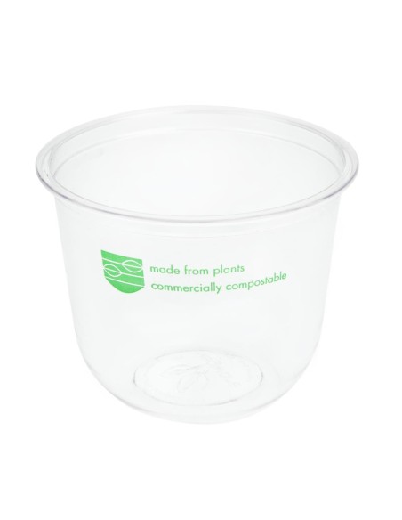 Pots Deli PLA compostables 340ml - Lot 1000 Vegware