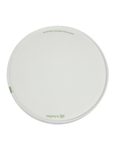 Couvercles à trous en carton PLA Vegware 185 - lot 300