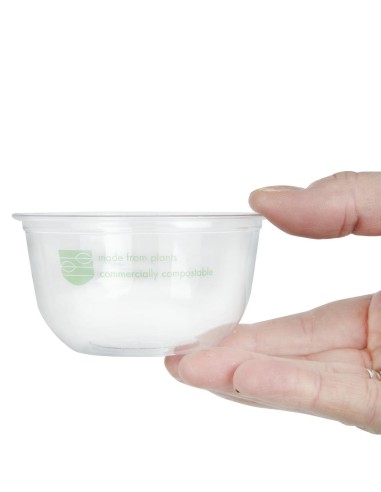 Pots Deli PLA 227ml compostables Vegware - lot de 1000