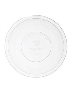 Couvercles plats compostables PLA Vegware série 185 - lot 300
