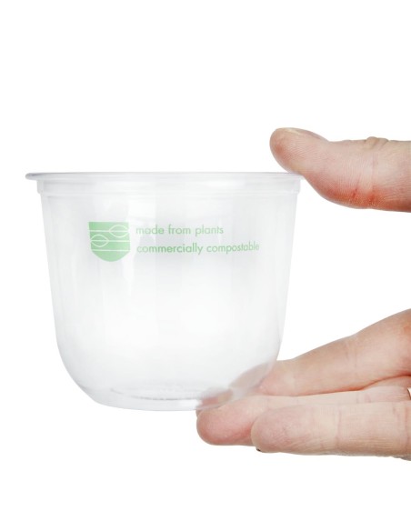 Pots Deli PLA compostables 340ml - Lot 1000 Vegware