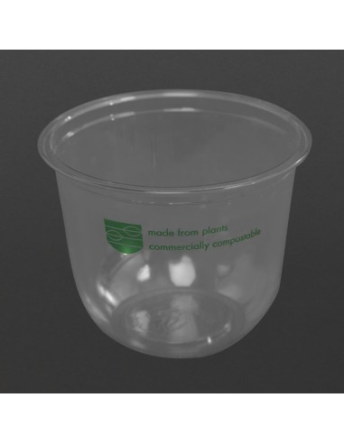 Pots Deli PLA compostables 340ml - Lot 1000 Vegware