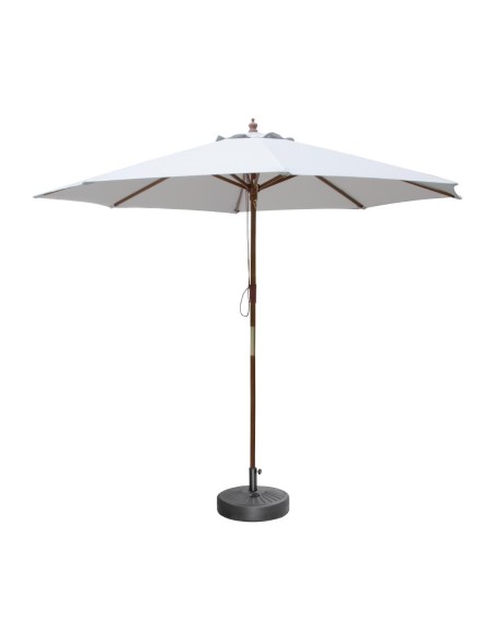 Pied de parasol Bolero 20L noir - Remplissable, robuste