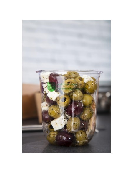 Pots Deli 454 ml PLA compostables Vegware - Lot 1000
