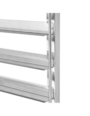 Échelle 16 niveaux Vogue - Chariot inox 16 plateaux