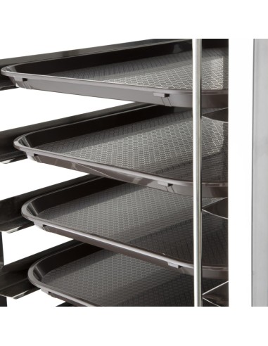 Échelle 16 niveaux Vogue - Chariot inox 16 plateaux