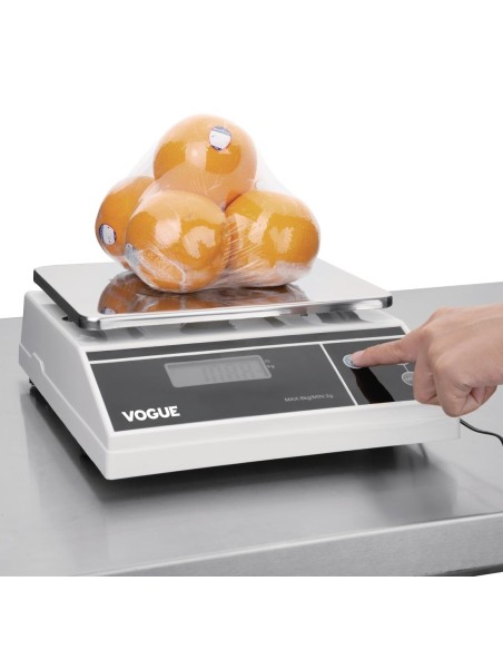 Balance numérique Vogue 6 kg - inox, écran tactile