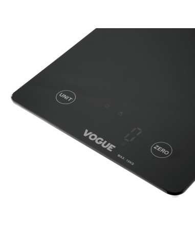 Balance digitale Vogue 10 kg noire - Précision professionnelle