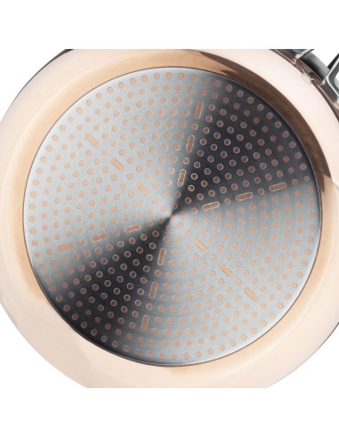 Poêle triple paroi cuivre induction Vogue 280x60mm - 3,3L