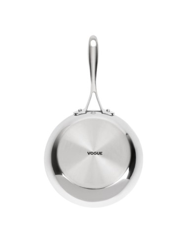 Poêle induction Vogue Tri Wall 200mm - 1,4 L inox