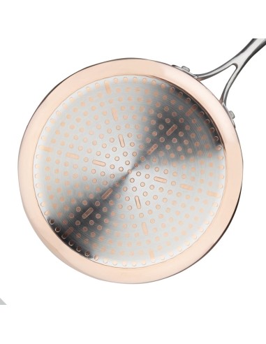 Casserole triple paroi cuivre induction Vogue 200x100mm