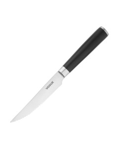 Couteau denté Bistro Vogue 115 mm - inox noir