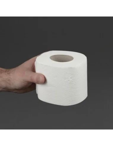 Rouleau de papier toilette 2 plis Jantex (Lot de 36)