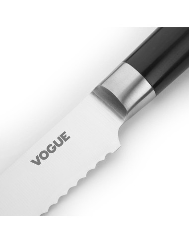 Couteau à pain inox Bistro Vogue 200mm - Manche ergonomique