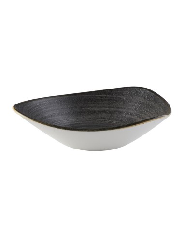 Bols Churchill Stonecast Raw Lotus Black 229mm - Lot de 12