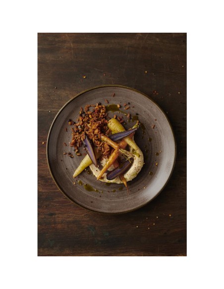 Assiettes Churchill Stonecast Raw Evolve 217mm - Lot de 12