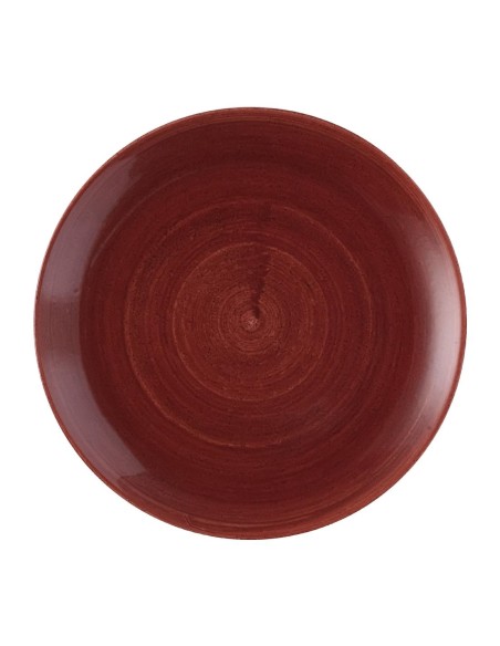 Assiettes Churchill Stonecast Patina Red Rust 288mm - Lot de 12