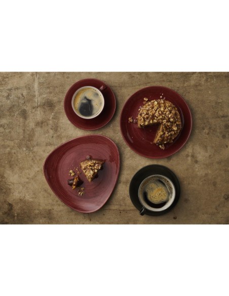 Assiettes Churchill Stonecast Red Rust 217mm - Lot de 12