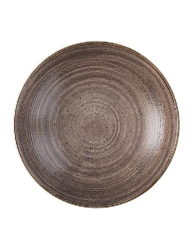 Bols Churchill Stonecast Raw Brown 184mm - Lot de 12