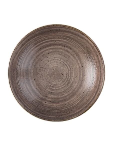 Bols Churchill Stonecast Raw Brown 184mm - Lot de 12