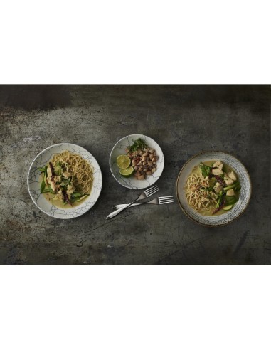 Assiettes rondes Churchill Studio Prints Kintsugi - Lot de 12