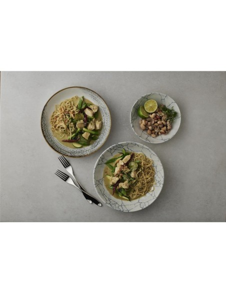 Assiettes rondes Churchill Studio Prints Kintsugi - Lot de 12