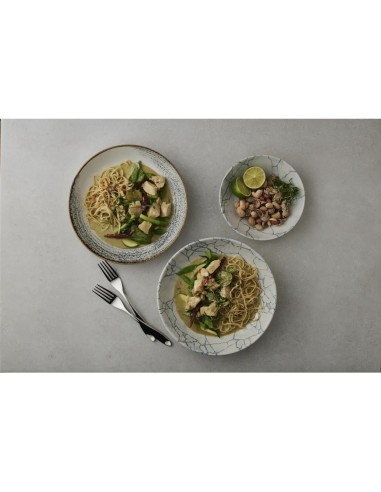 Assiettes rondes Churchill Studio Prints Kintsugi - 12 pcs
