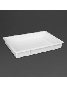 Bac à pâtons Vogue 650x455x85 mm - Polypropylène blanc 2