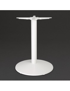 Pied de table en fonte Bolero blanc - 728 mm