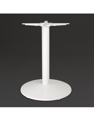 Pied de table en fonte Bolero blanc - 728 mm
