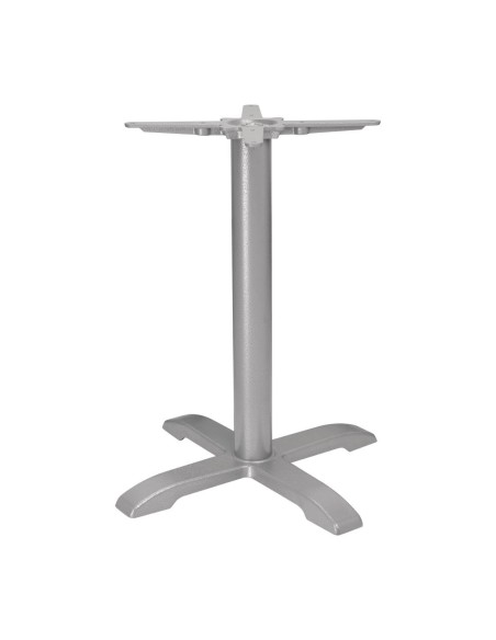 Pied de table en fonte Bolero gris - stabilité et élégance