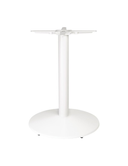Pied de table en fonte Bolero blanc - 728 mm