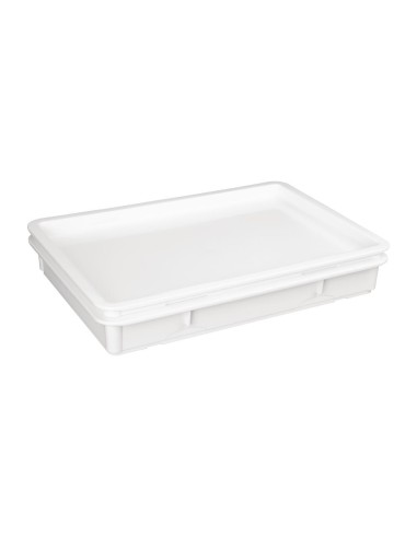 Bac à pâtons Vogue 650x455x85 mm - Polypropylène blanc
